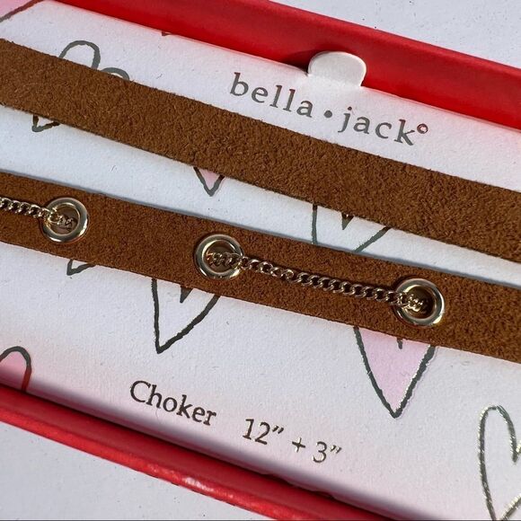 🔥NEW!🔥BELLA JACK BOHO LEATHER CHOKER IN BOX - Picture 3 of 4